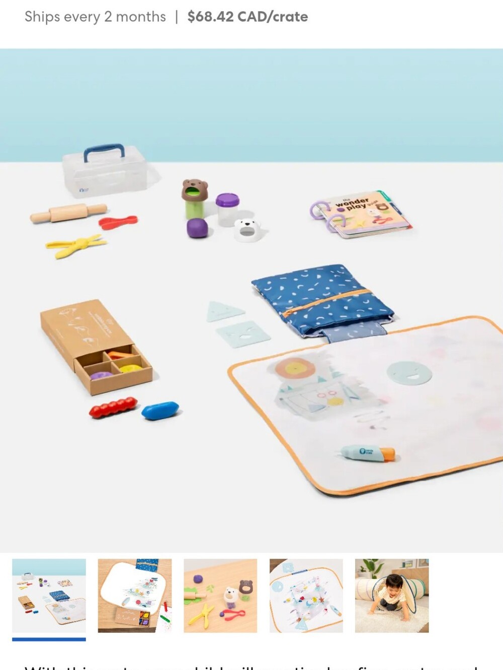 Kiwi Crate Co Let's create kit.